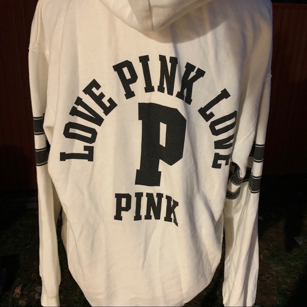 Revised***Pink Victoria’s Secret Hoodie - Picture 4 of 12